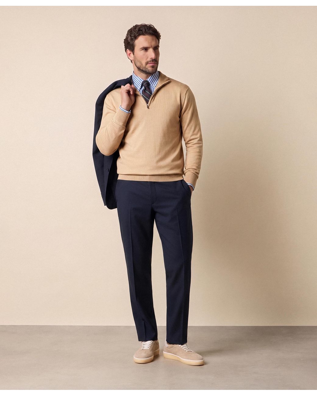 Brooks Brothers Blue Performance Twill Blazer for men