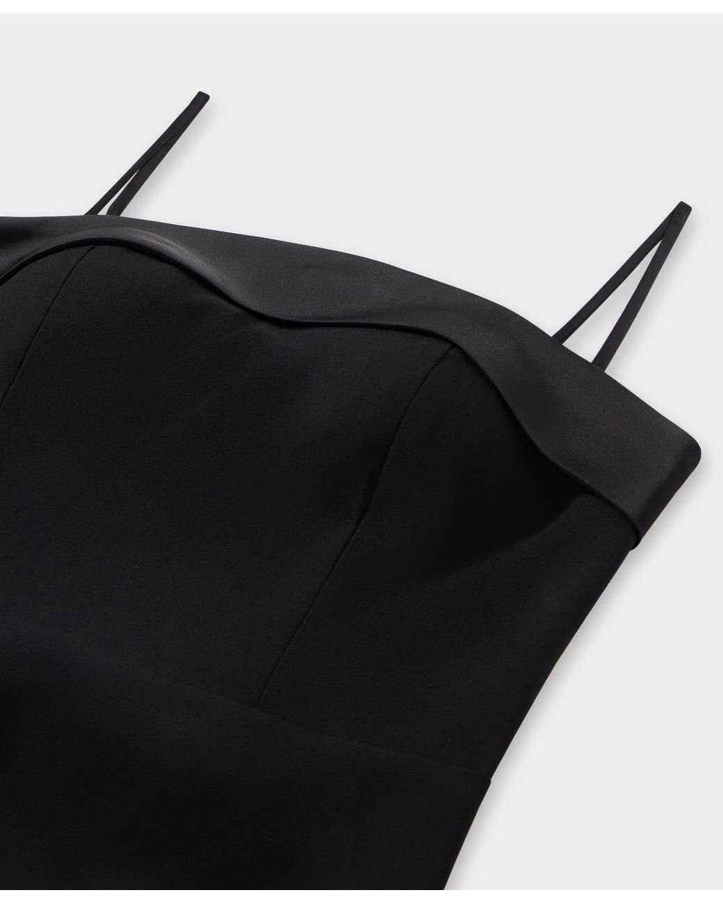 Brooks Brothers Black Crepe Evening Dress
