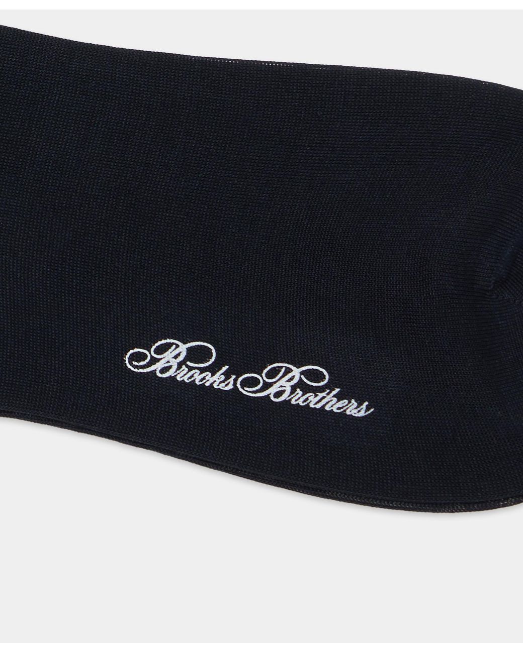 Brooks Brothers Blue Lisle Cotton Socks for men