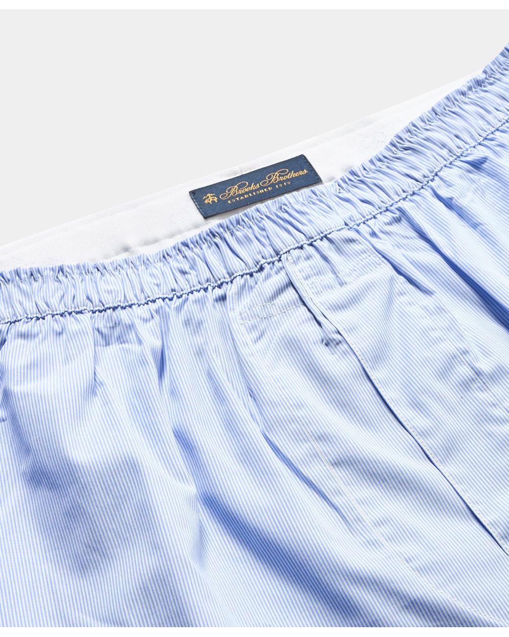 Brooks Brothers Blue Micro Check Boxer for men