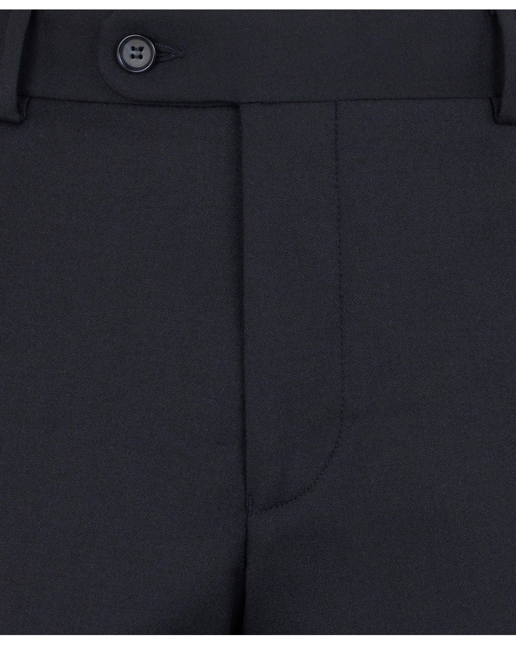 Brooks Brothers Blue Virgin Wool Blend Trousers for men