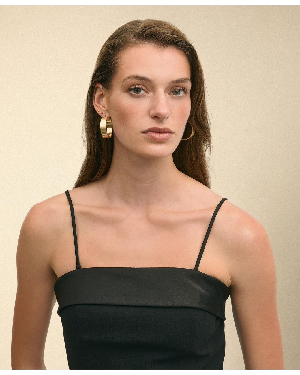 Brooks Brothers Black Crepe Evening Dress