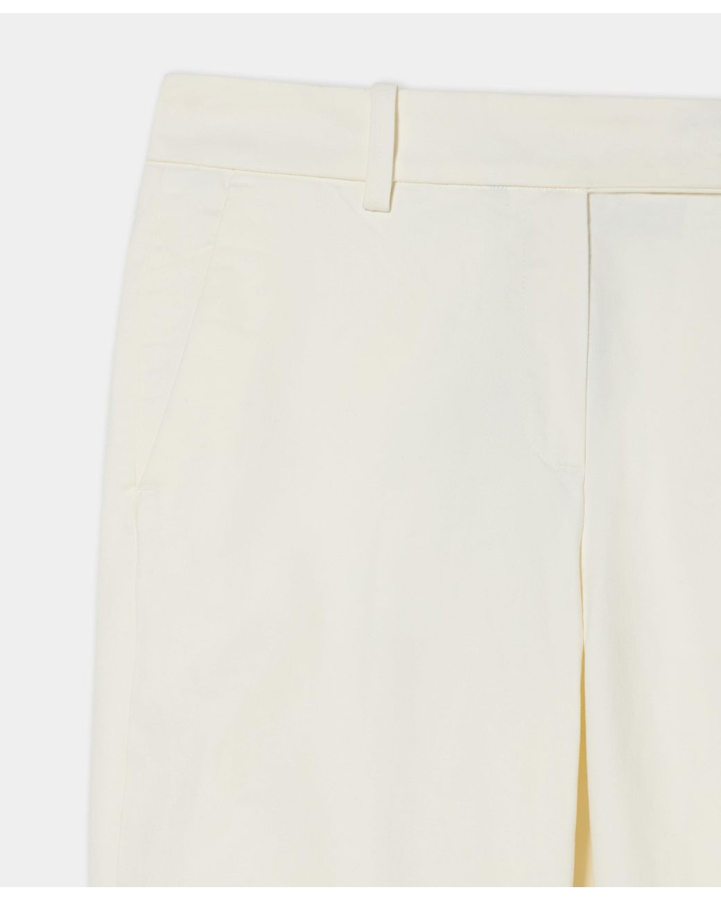 Brooks Brothers White Cotton Chino