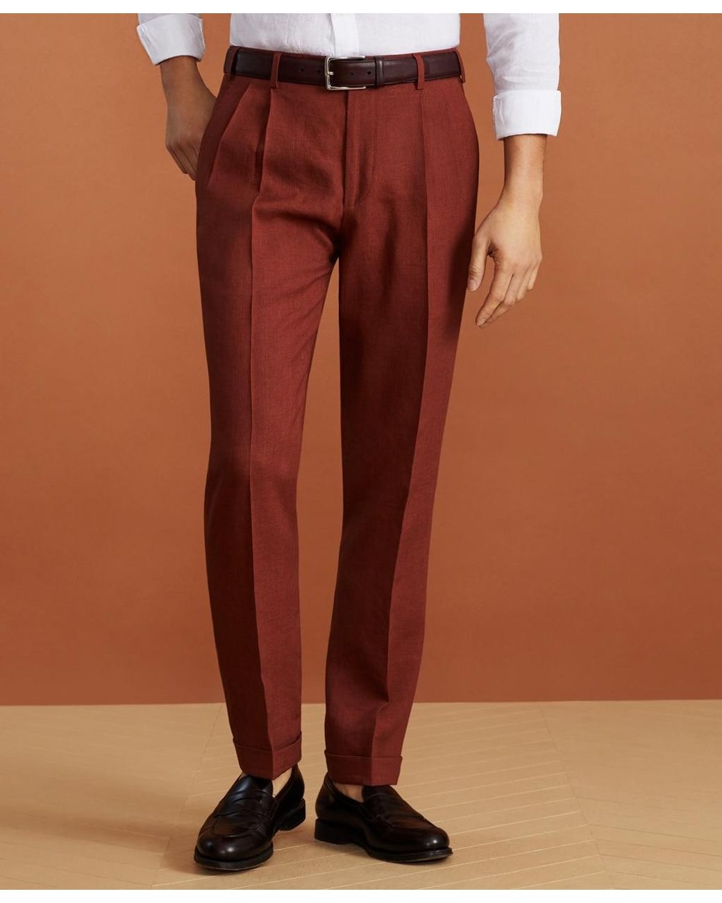 brooks brothers linen pants