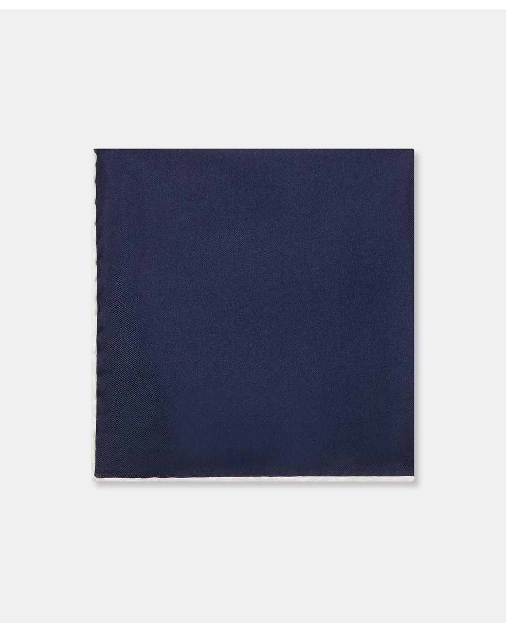 Brooks Brothers Blue Plain Silk Pochette for men