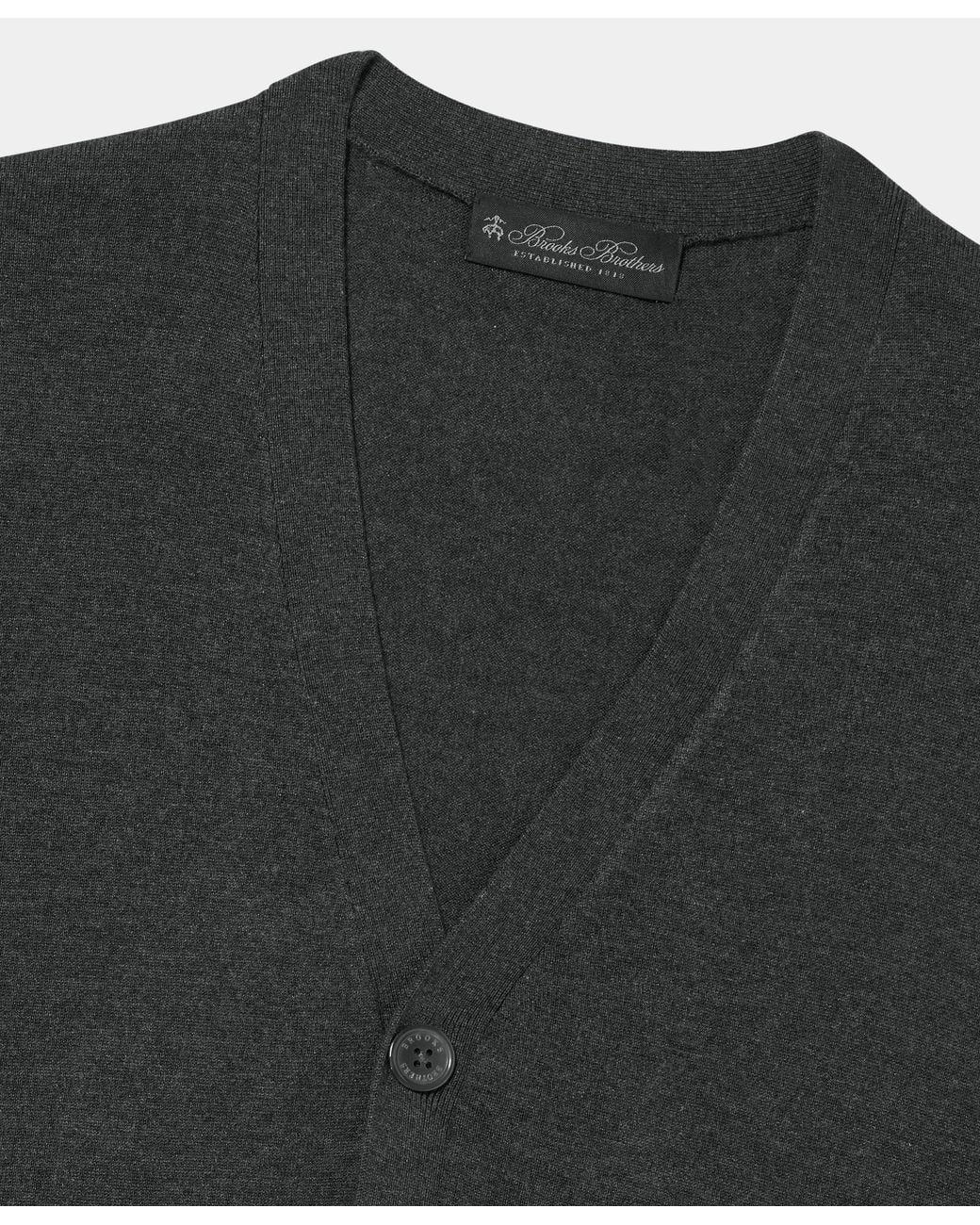 Brooks Brothers Blue Buttoned Sweater Vest for men