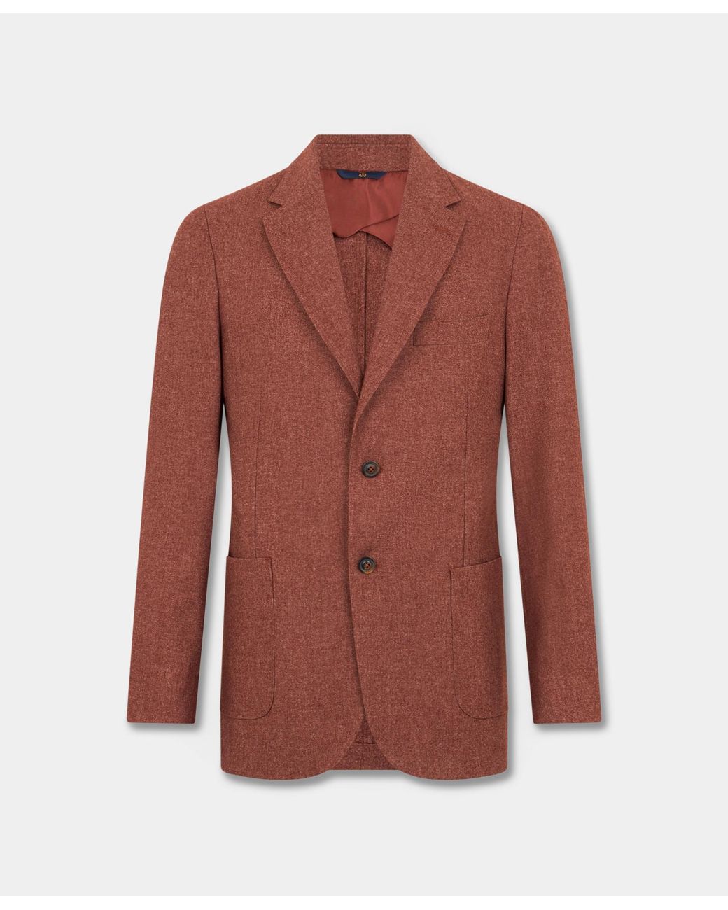 Brooks Brothers Red Melange Wool Blend Blazer for men
