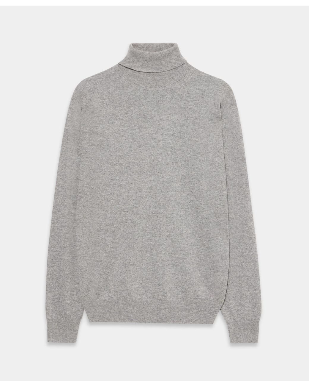 Brooks Brothers Gray Plain Cashmere Turtleneck for men
