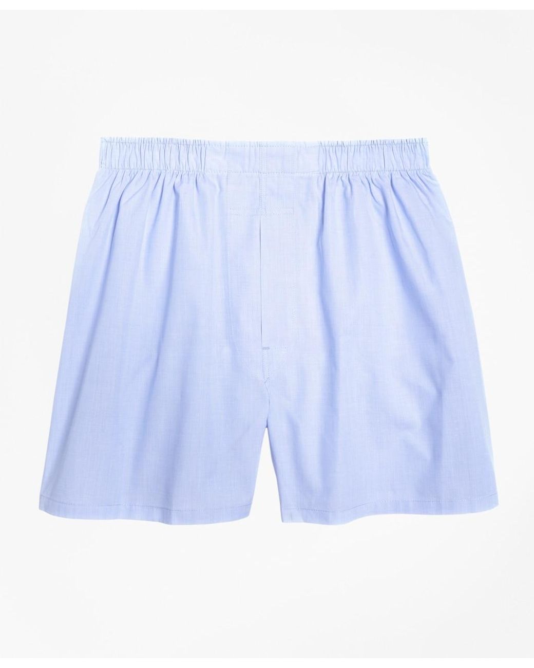 Brooks Brothers Relaxed Fit End-on-end Boxers in Blue for Men - Save 4% ...