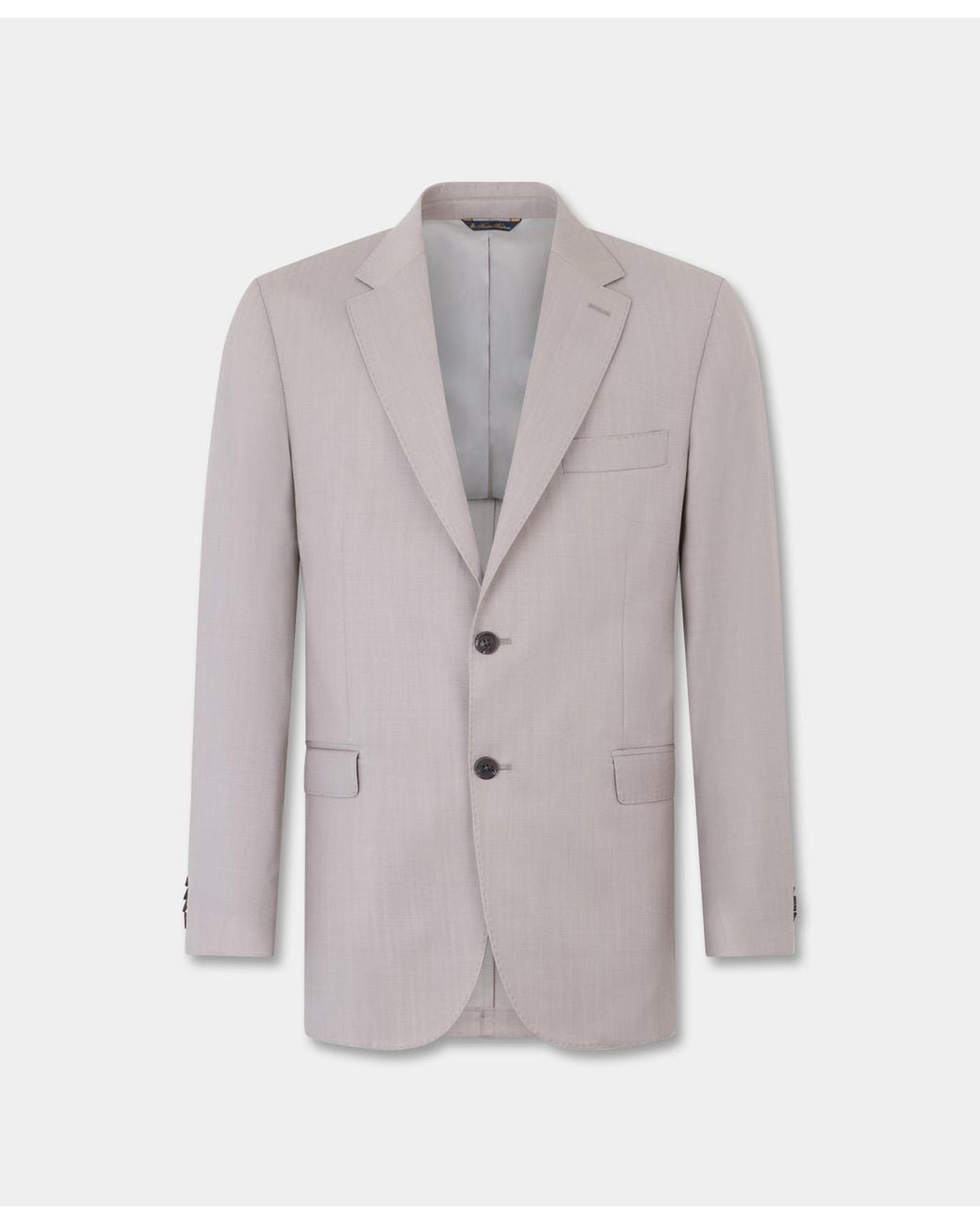 Brooks Brothers Gray Twill Virgin Wool Blazer for men