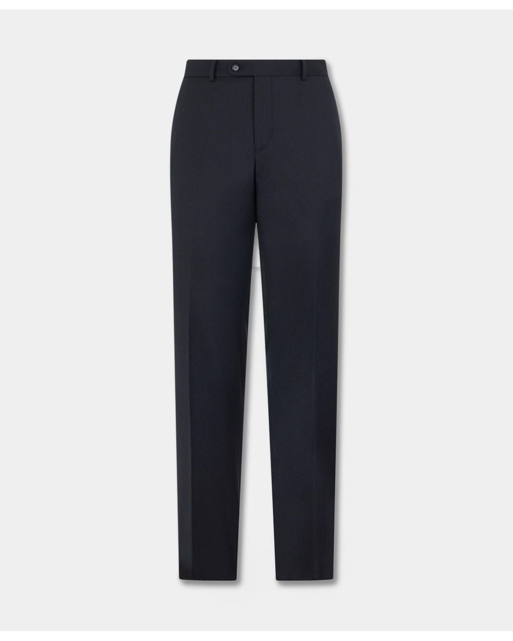 Brooks Brothers Blue Virgin Wool Blend Trousers for men