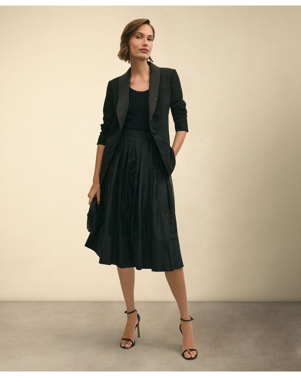 Brooks Brothers Black Crepe Tuxedo Jacket