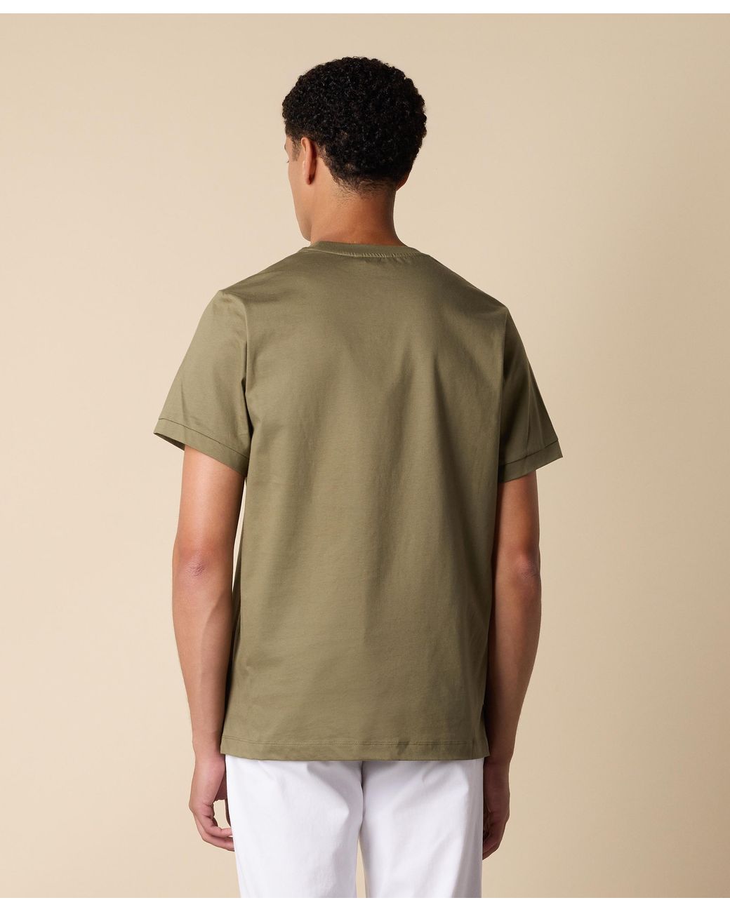 Brooks Brothers Green Cotton T-Shirt for men