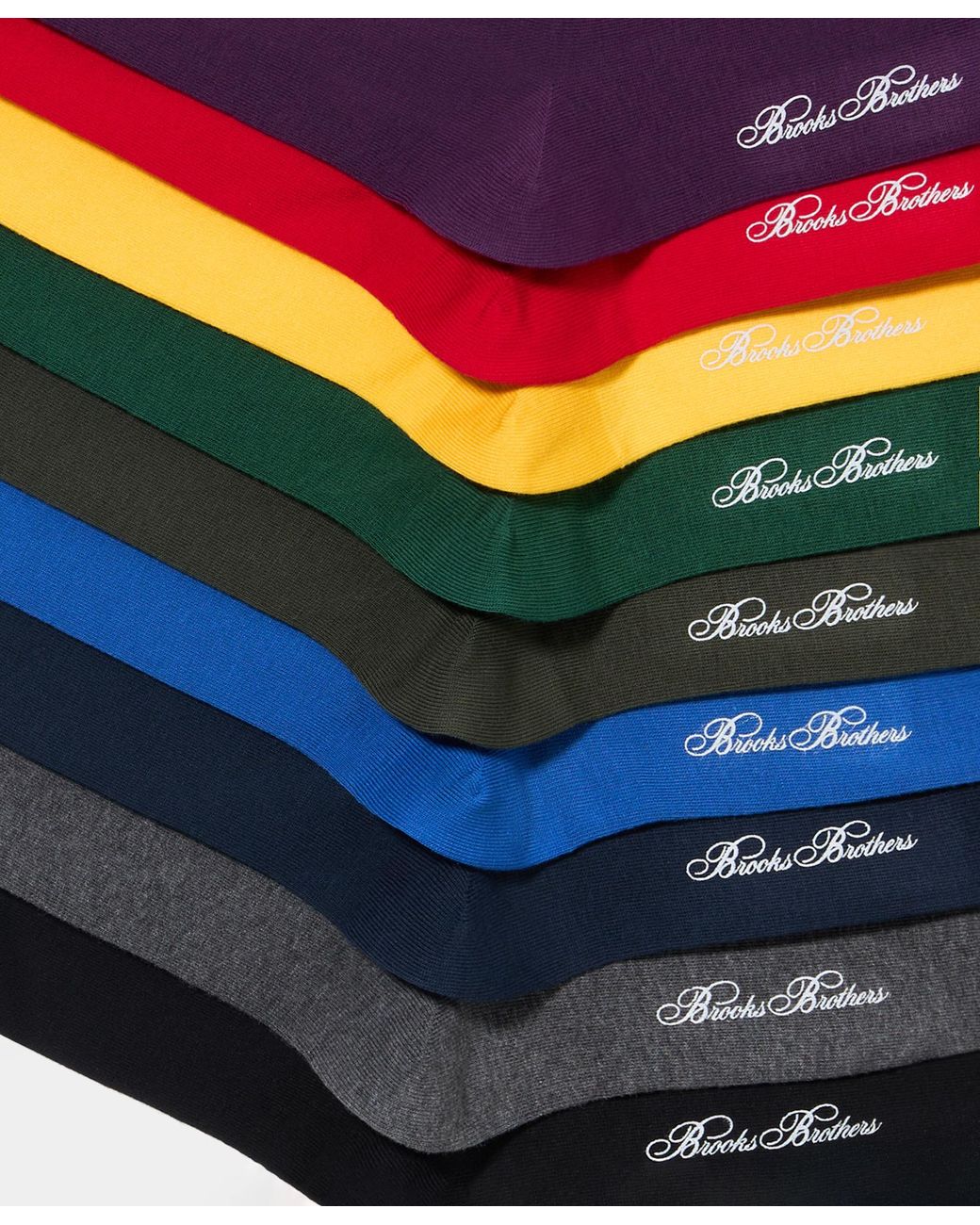 Brooks Brothers Blue Mid-Calf Cotton Socks for men