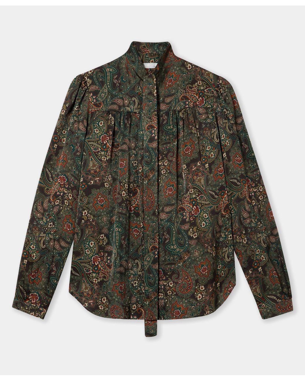 Brooks Brothers Green Paisley Shirt