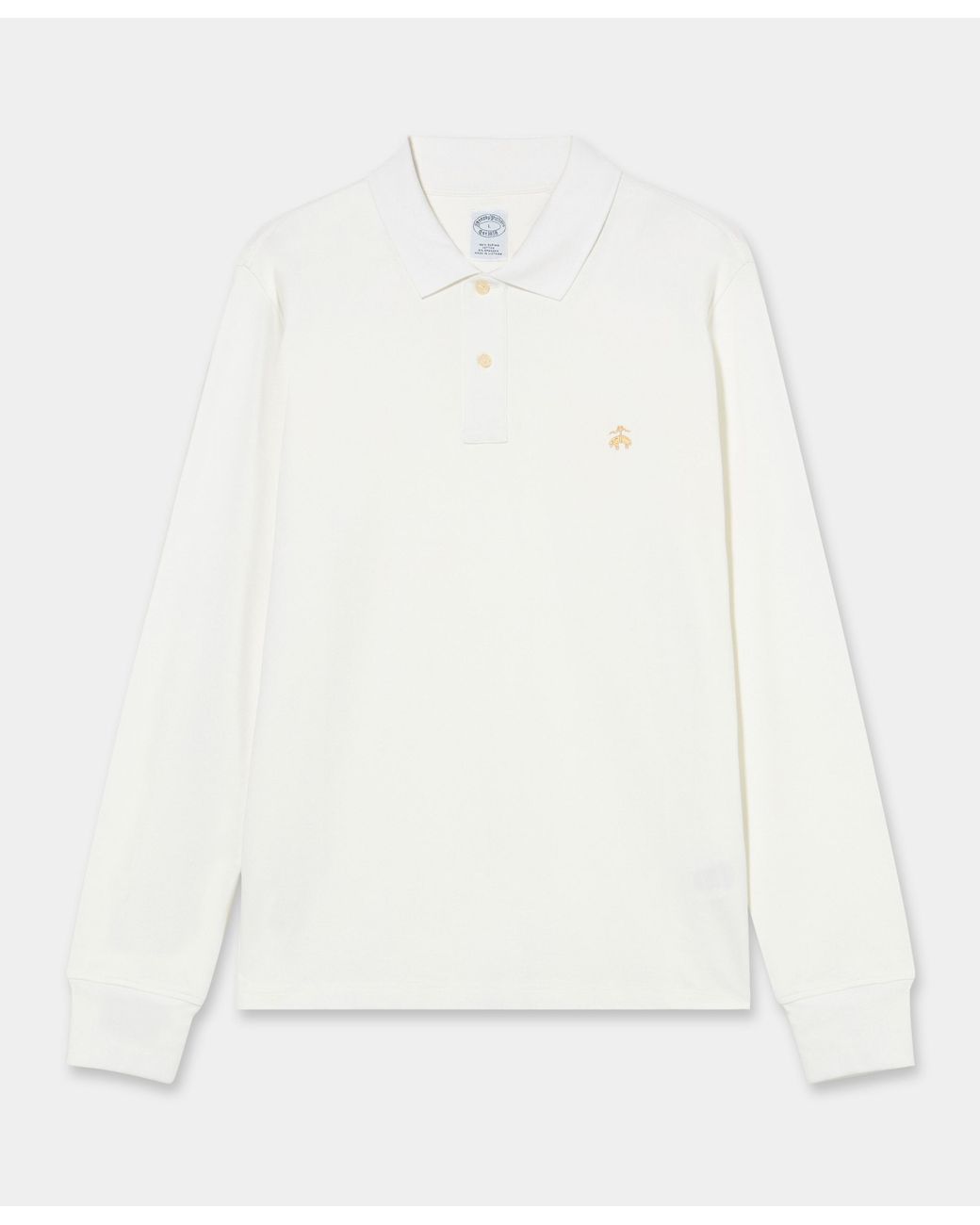 Brooks Brothers White Polo With Logo for men