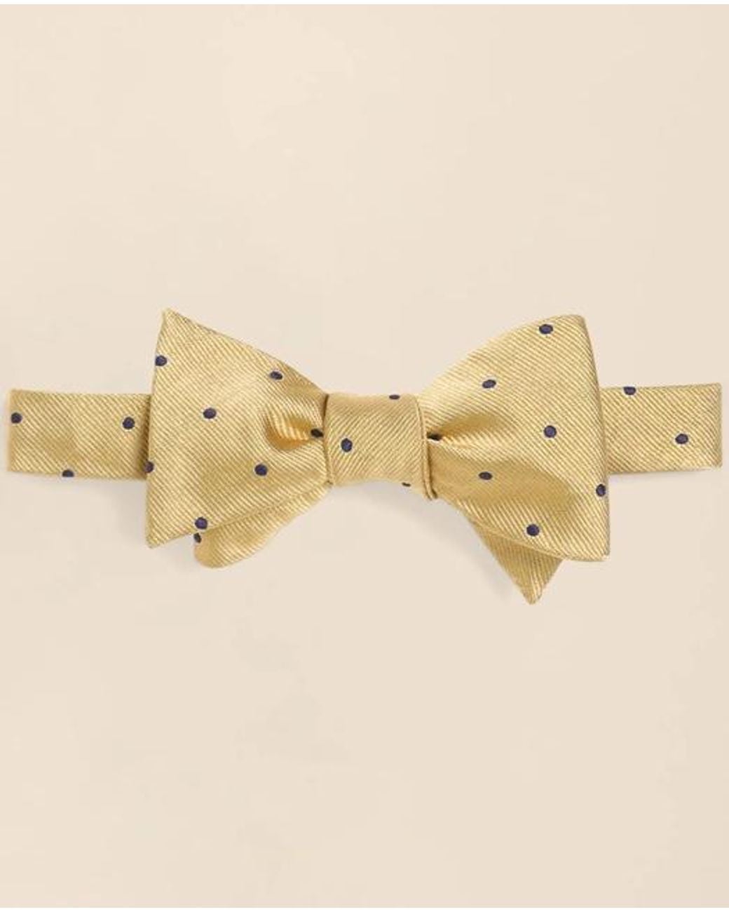 Brooks Brothers Natural Dot Bow Tie for men