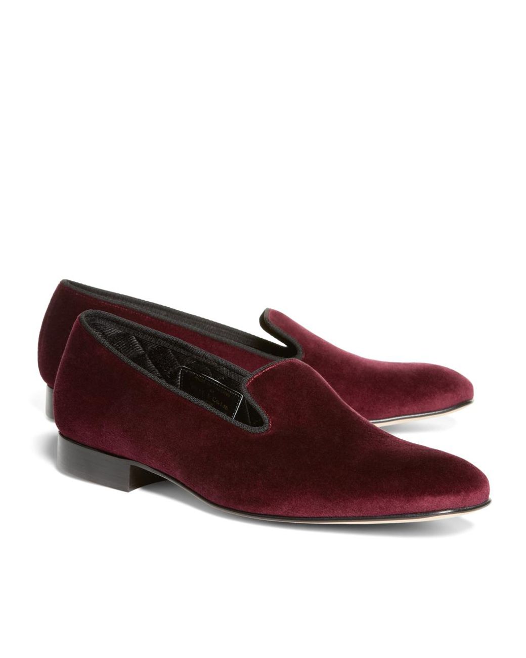 brooks brothers velvet slippers
