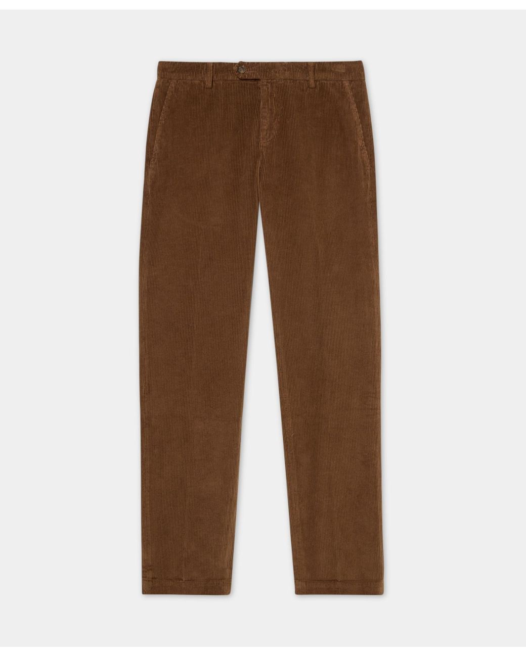 Brooks Brothers Brown Regular Fit Cotton Corduroy Chino for men