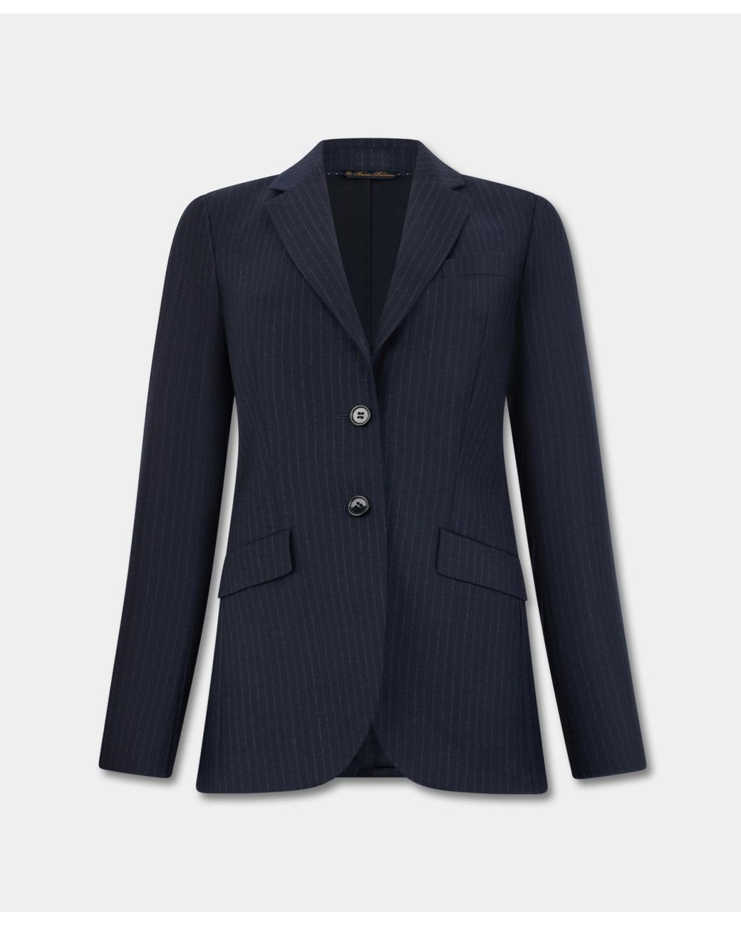 Brooks Brothers Blue Striped Virgin Wool Blazer