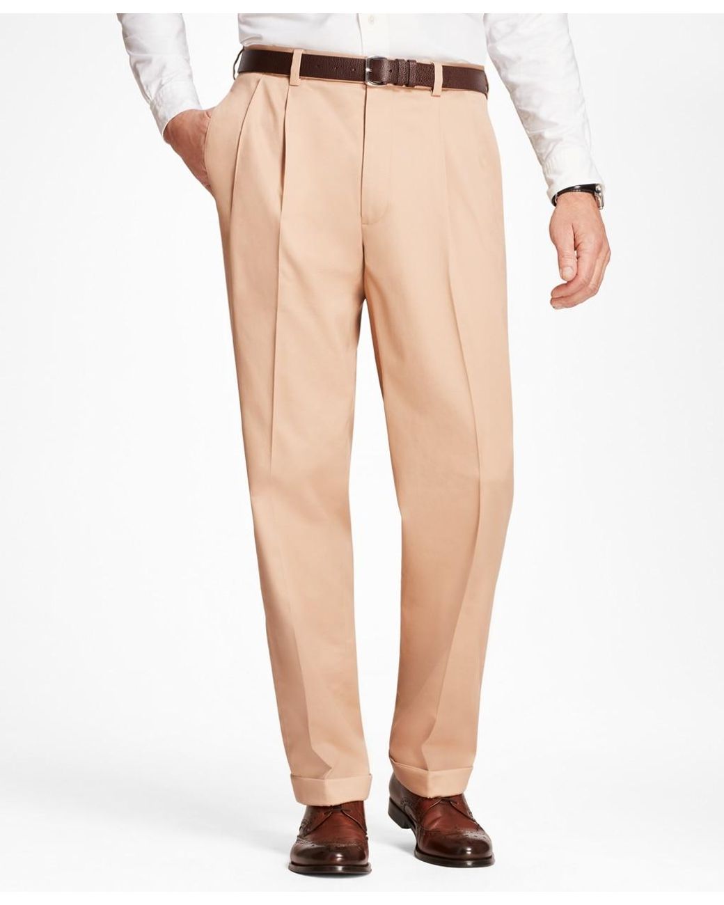 Brooks Brothers Cotton Elliot Fit Lightweight Stretch Advantage Chino
