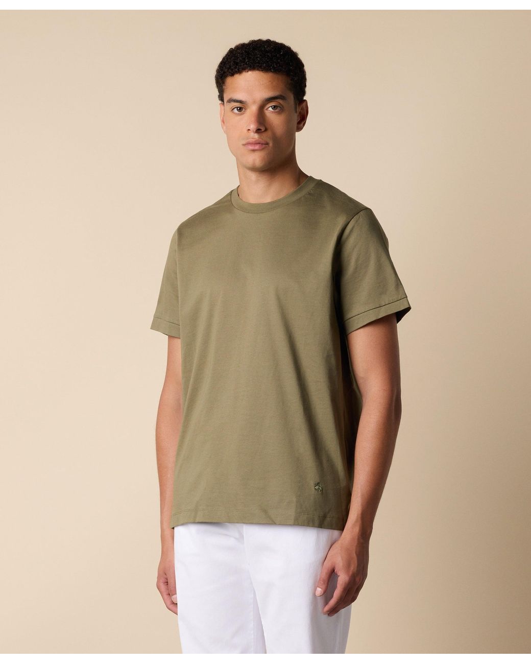 Brooks Brothers Green Cotton T-Shirt for men