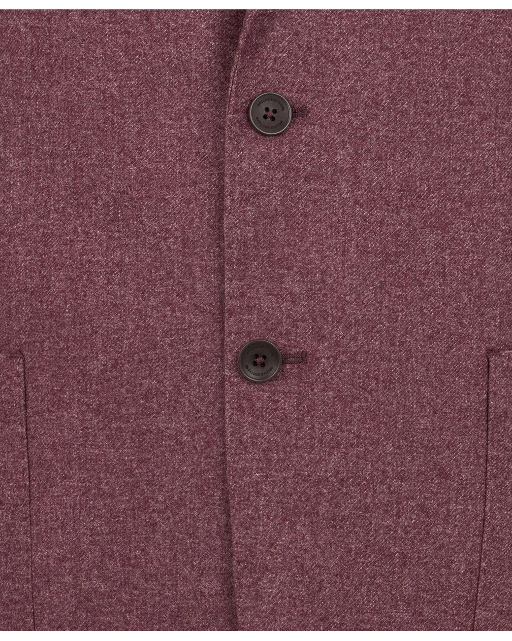 Brooks Brothers Purple Melange Wool Blend Blazer for men