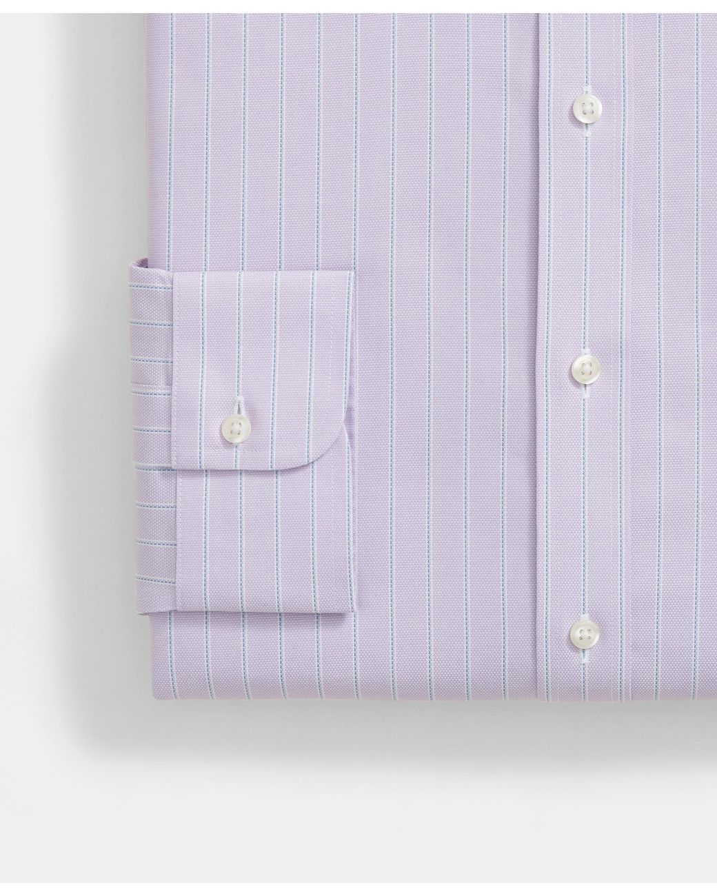 Brooks Brothers Purple Slim Fit Royal Oxford Striped Shirt With Ainsley Collar for men