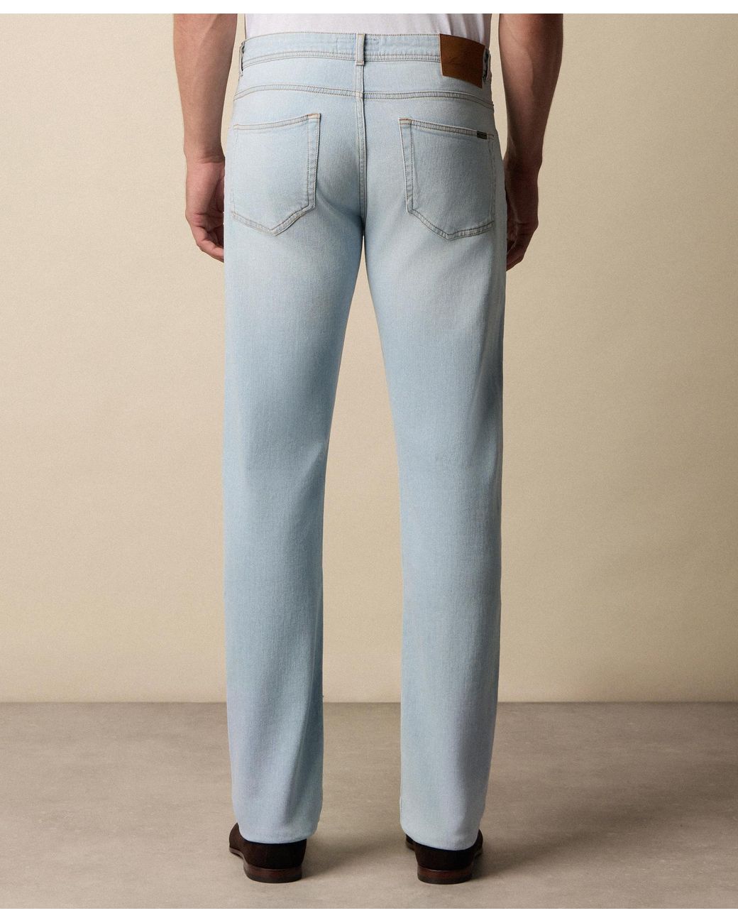 Brooks Brothers Blue 5-Pocket Denim Pants for men