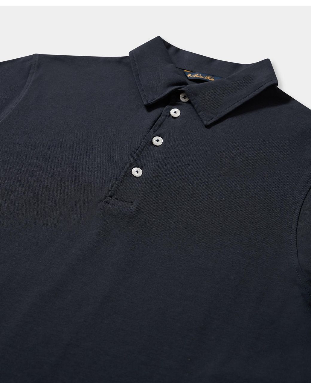 Brooks Brothers Blue Smooth Jersey Polo for men