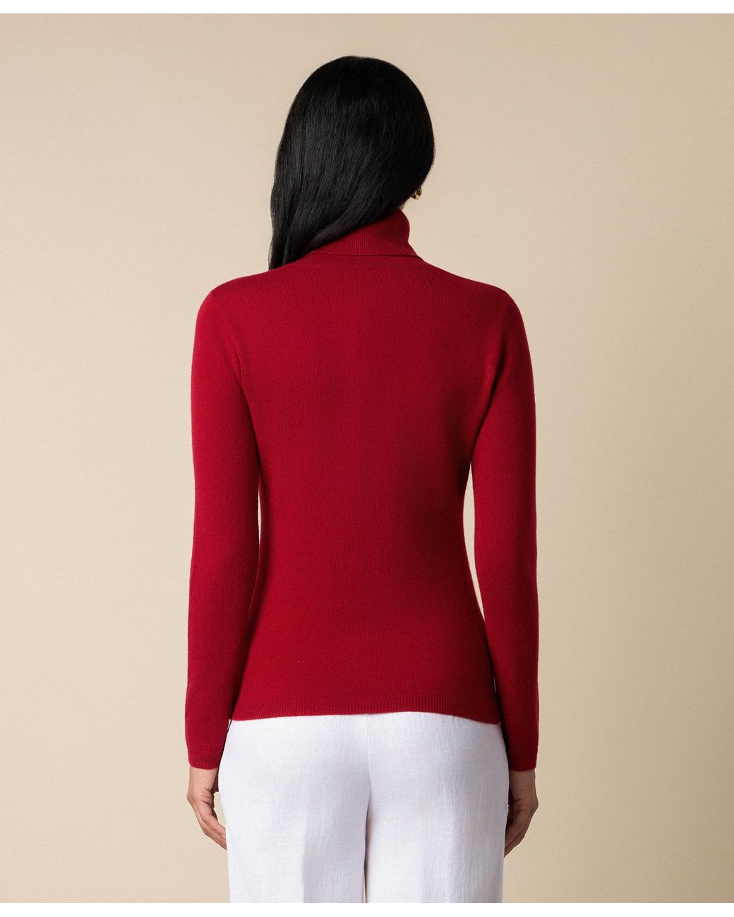Brooks Brothers Red Cashmere Turtleneck