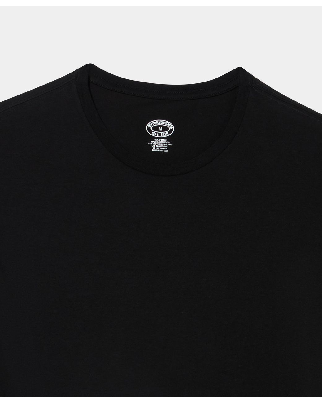 Brooks Brothers Black Cotton Undertees for men