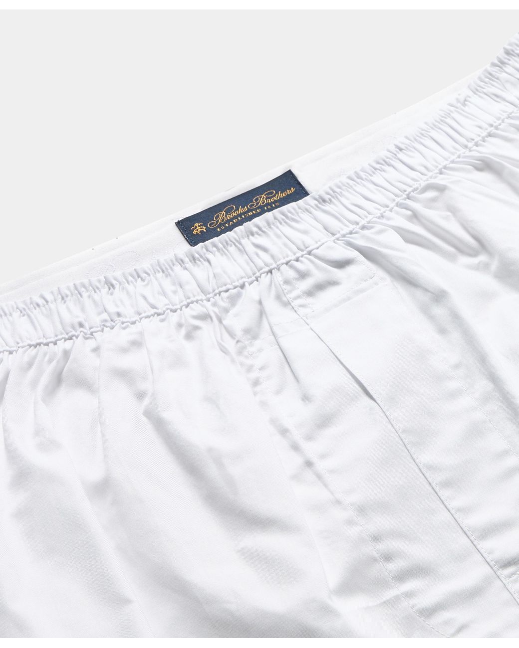 Brooks Brothers White Plain Boxer for men