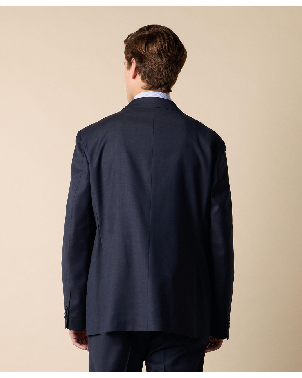 Brooks Brothers Blue Virgin Wool Blend Comfort Blazer for men