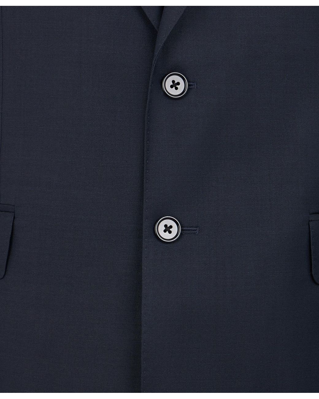 Brooks Brothers Blue Virgin Wool Blend Comfort Blazer for men