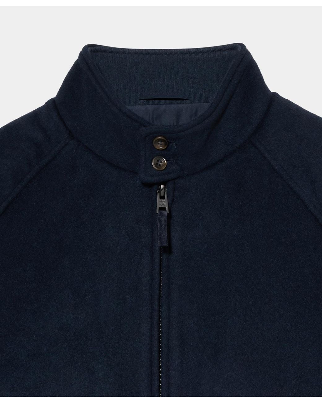 Brooks Brothers Blue Wool Harrington Jacket for men