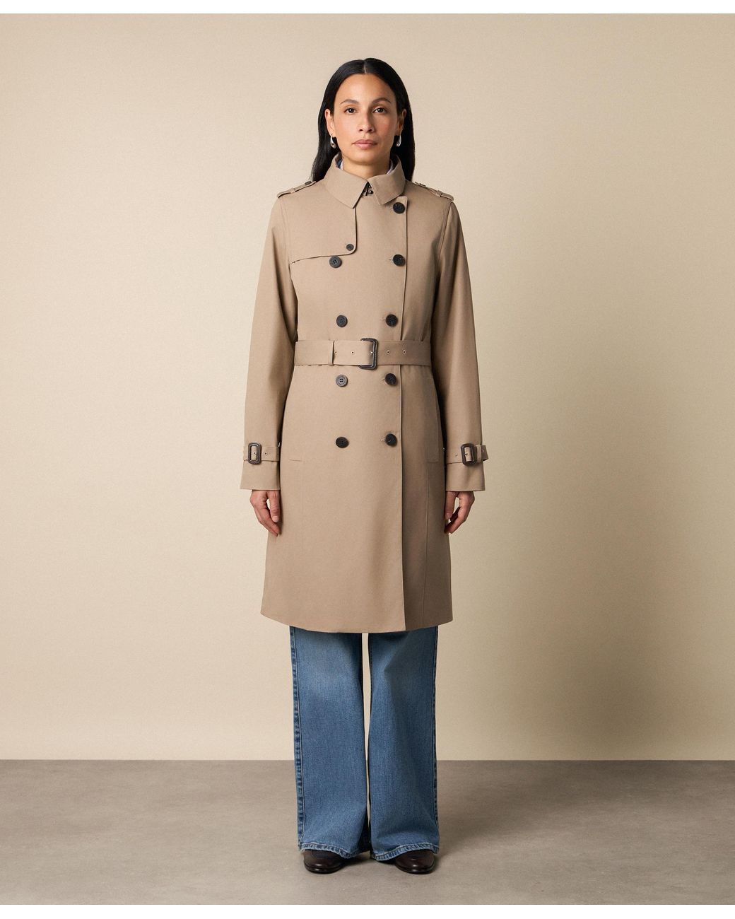 Brooks Brothers Natural Trench Coat