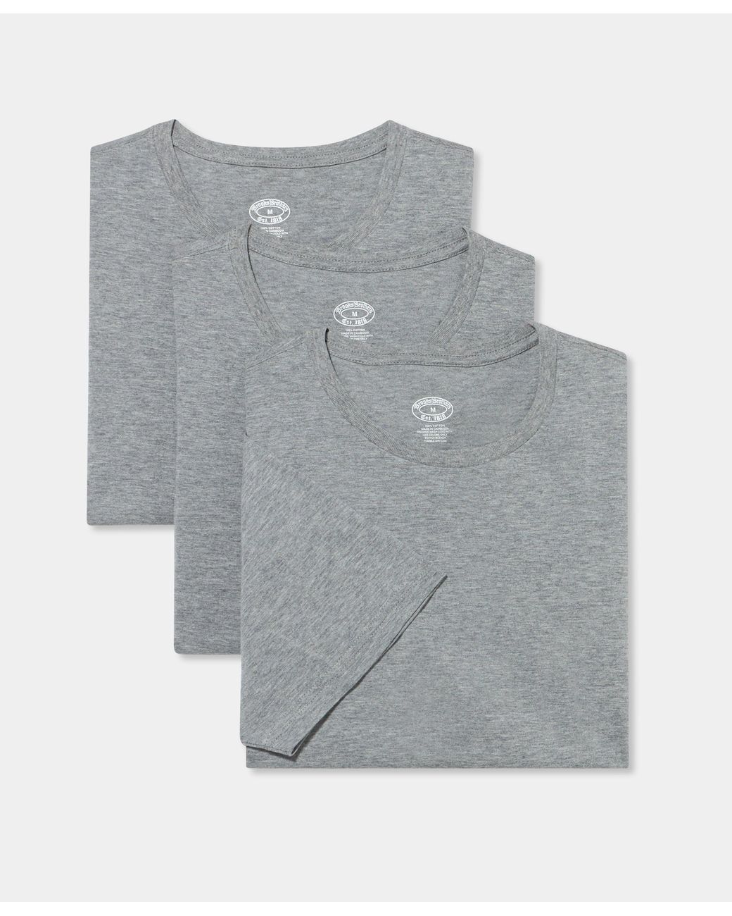 Brooks Brothers Gray Cotton Undertees for men