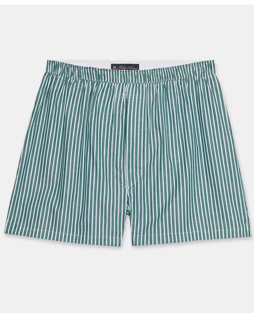 Brooks Brothers Blue Striped Cotton Boxer for men