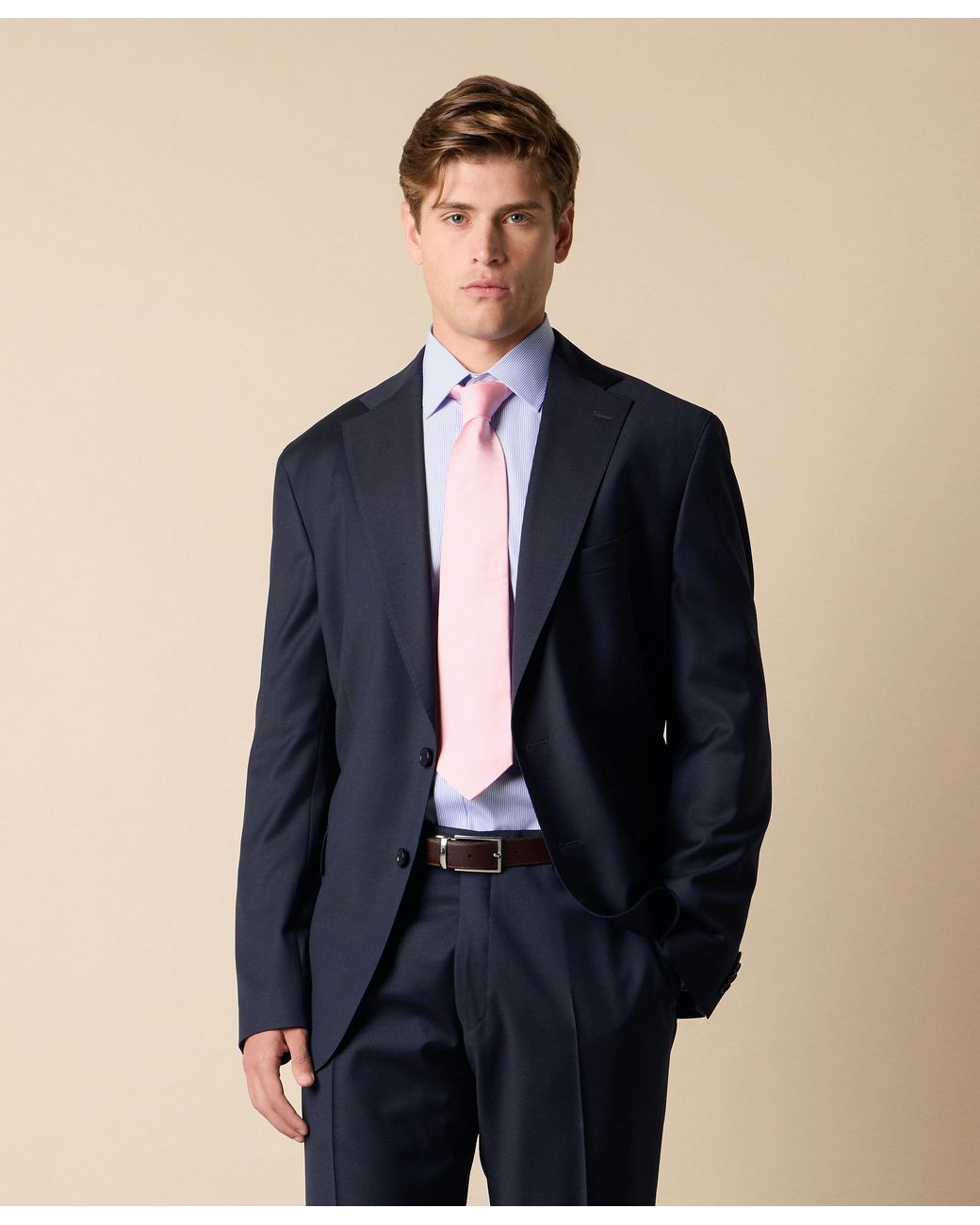 Brooks Brothers Blue Virgin Wool Blend Comfort Blazer for men