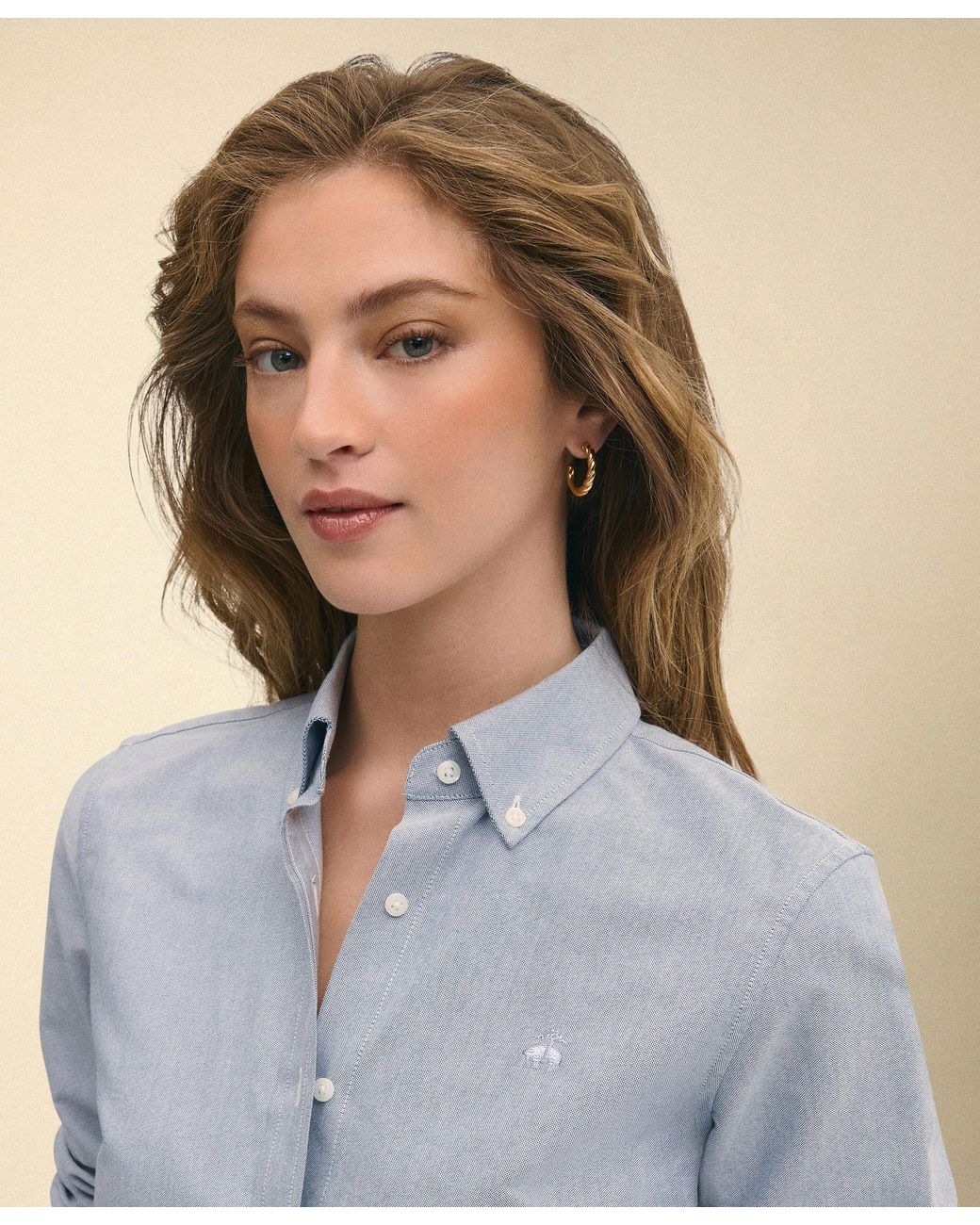Brooks Brothers Blue Classic-Fit Cotton Oxford Shirt