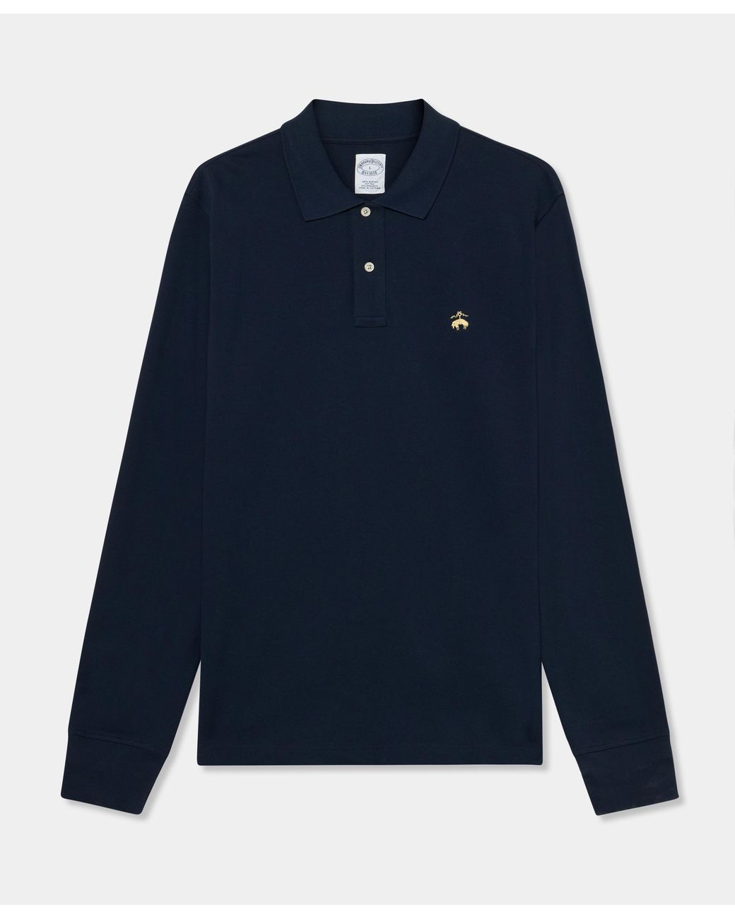 Brooks Brothers Blue Polo With Logo for men