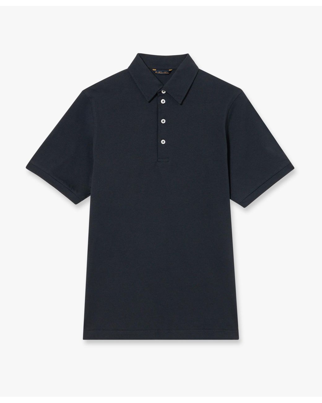 Brooks Brothers Blue Smooth Jersey Polo for men
