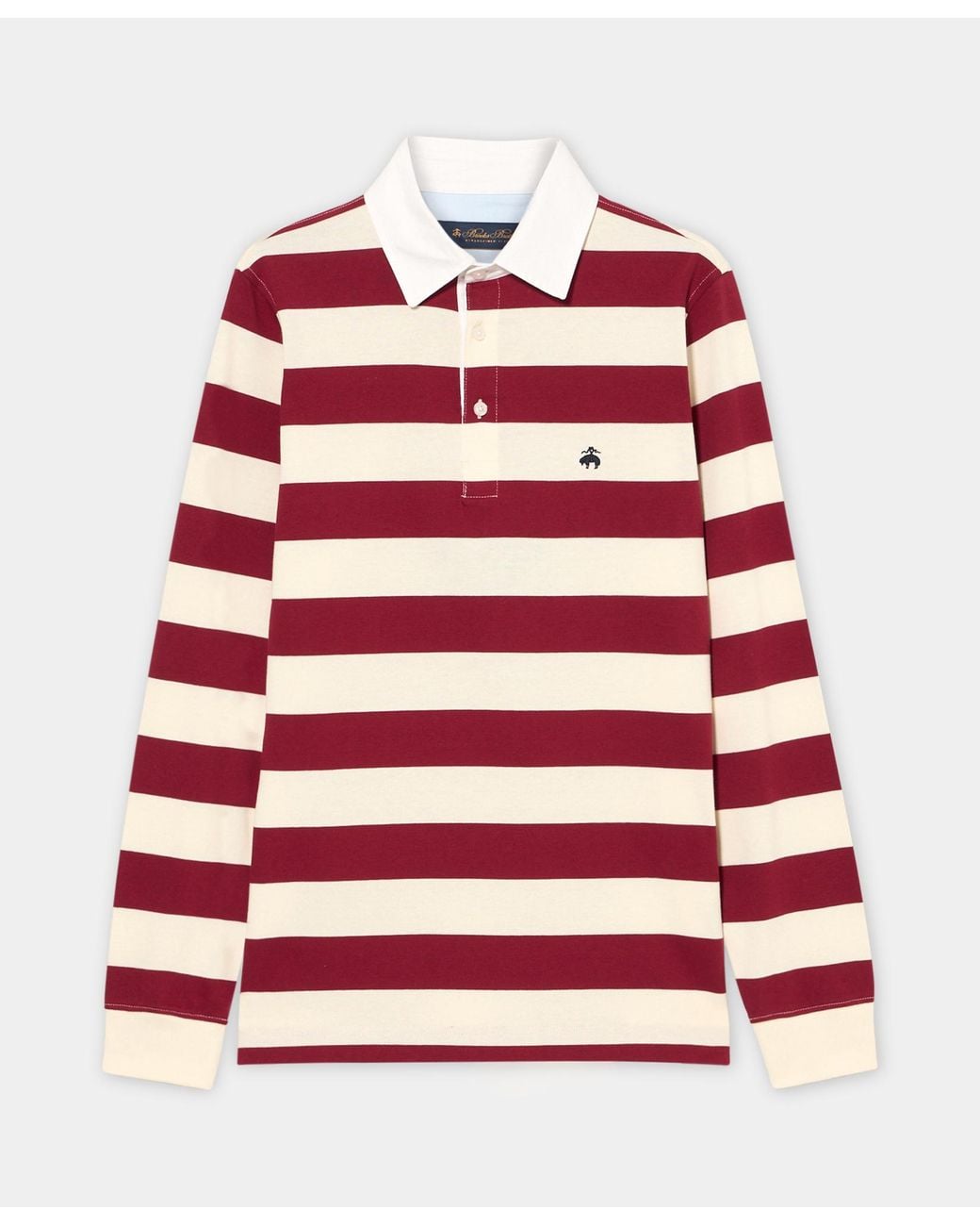 Brooks Brothers Red Striped Jersey Rugby Polo for men
