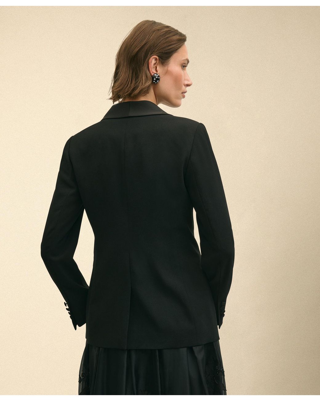 Brooks Brothers Black Crepe Tuxedo Jacket