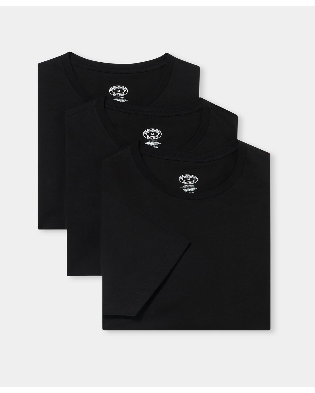 Brooks Brothers Black Cotton Undertees for men
