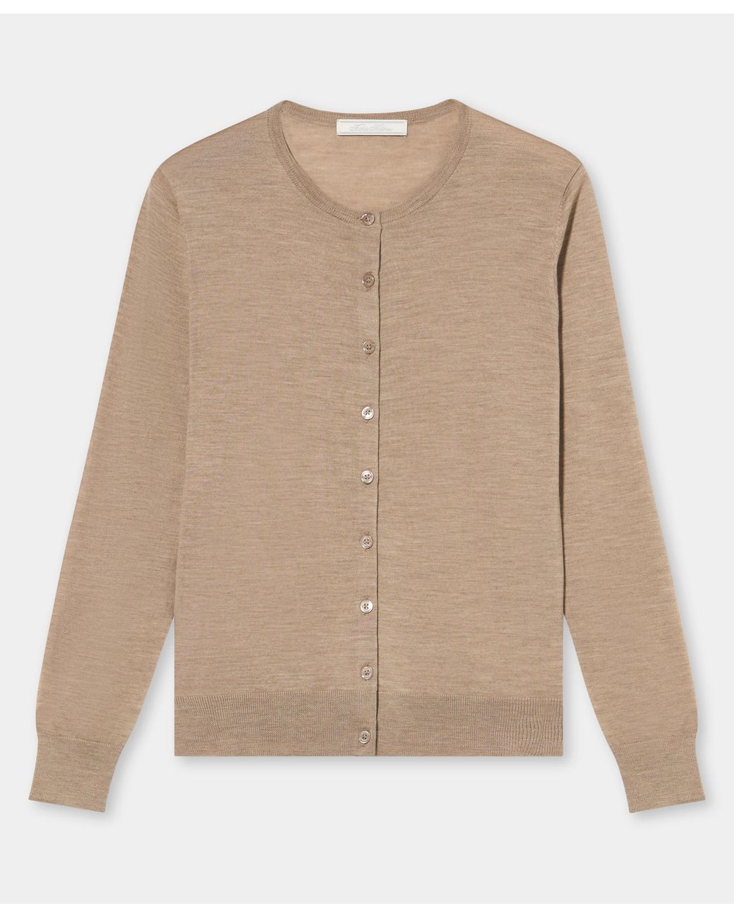 Brooks Brothers Natural Relaxed Diamond Cardigan