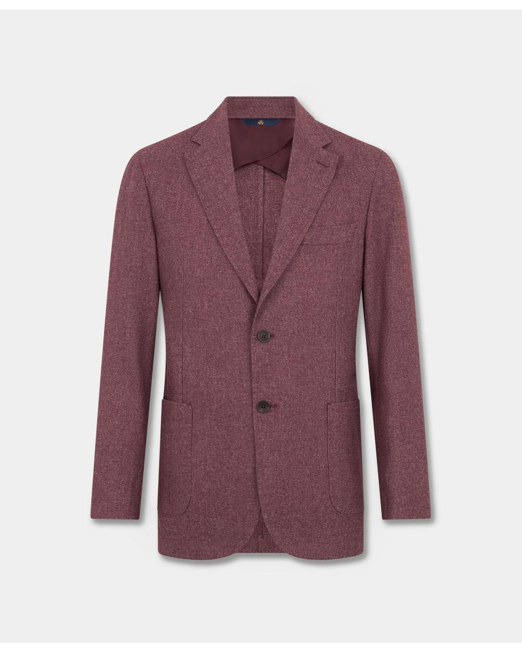 Brooks Brothers Purple Melange Wool Blend Blazer for men