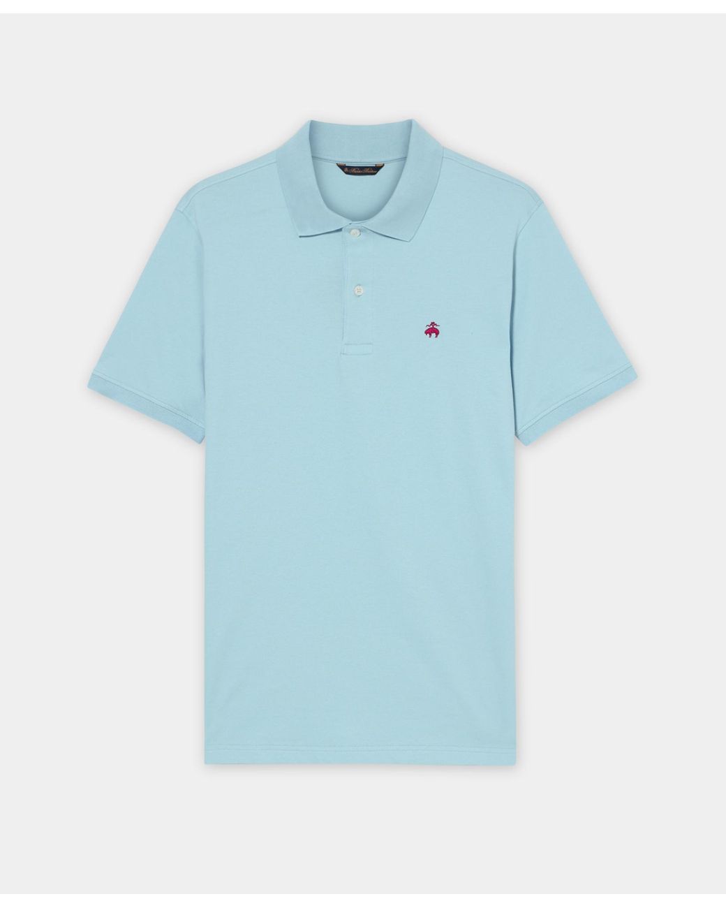 Brooks Brothers Blue Cotton Piqué Polo for men