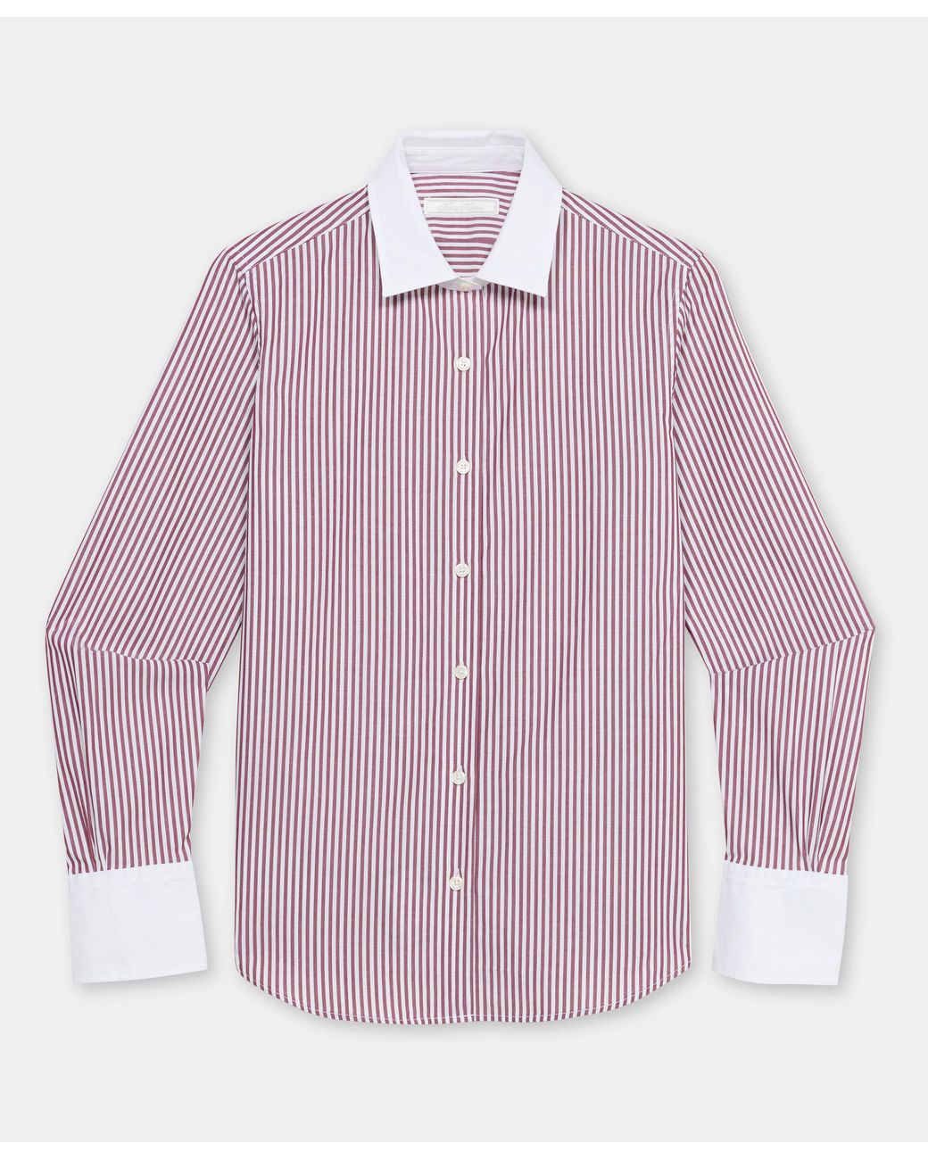 Brooks Brothers Pink Shirt With Contrast Collar And Cuffs
